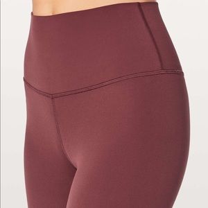 Lululemon align crop redwood 21”